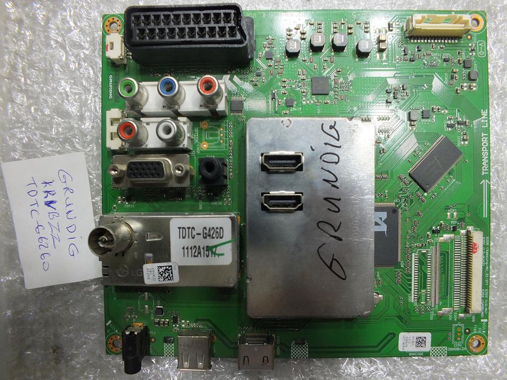 KRVBZZ- VUT190R-5- MAIN BOARD- 6900L-0361C- LC320WXV SC-B1- GRUNDIG GR 32-113 3HD LCD TV